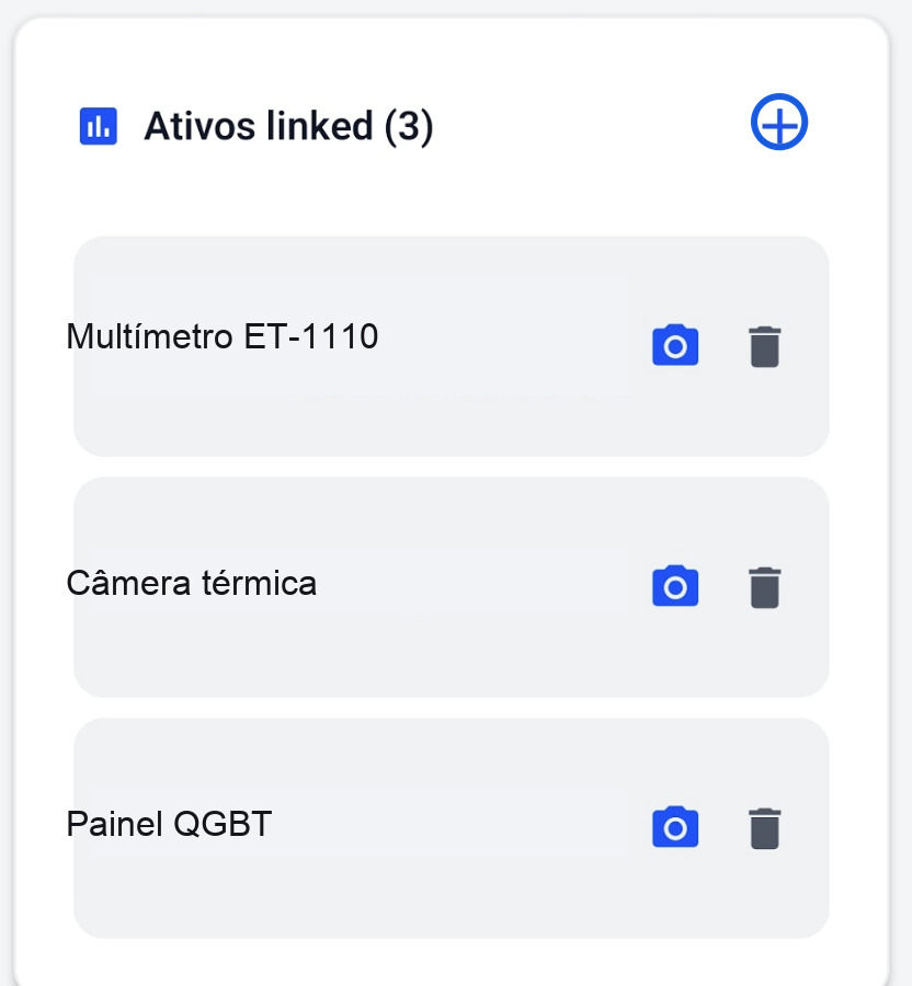 Linked assets on mobile
