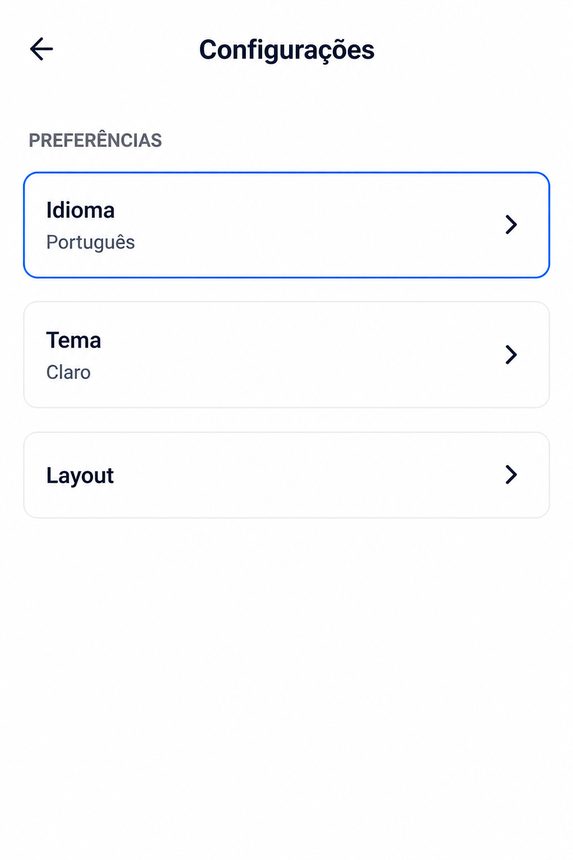 Abrir Idioma en Configuración
