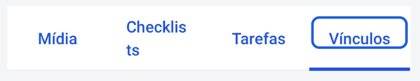 Links tab on mobile