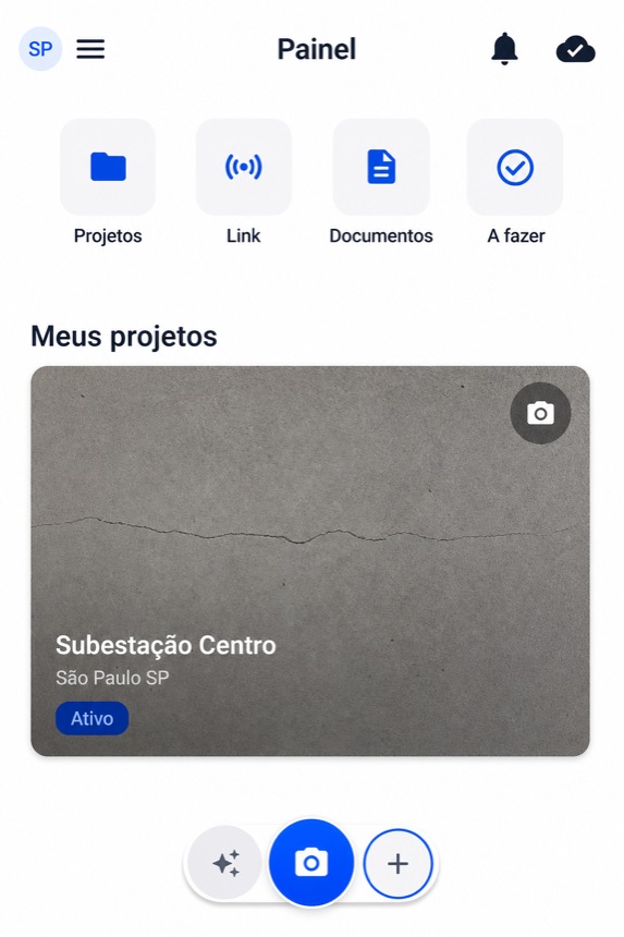 Panel con + resaltado